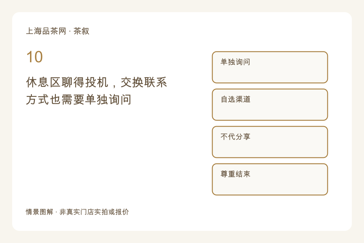休息区聊得投机,交换联系方式也需要单独询问主题图解