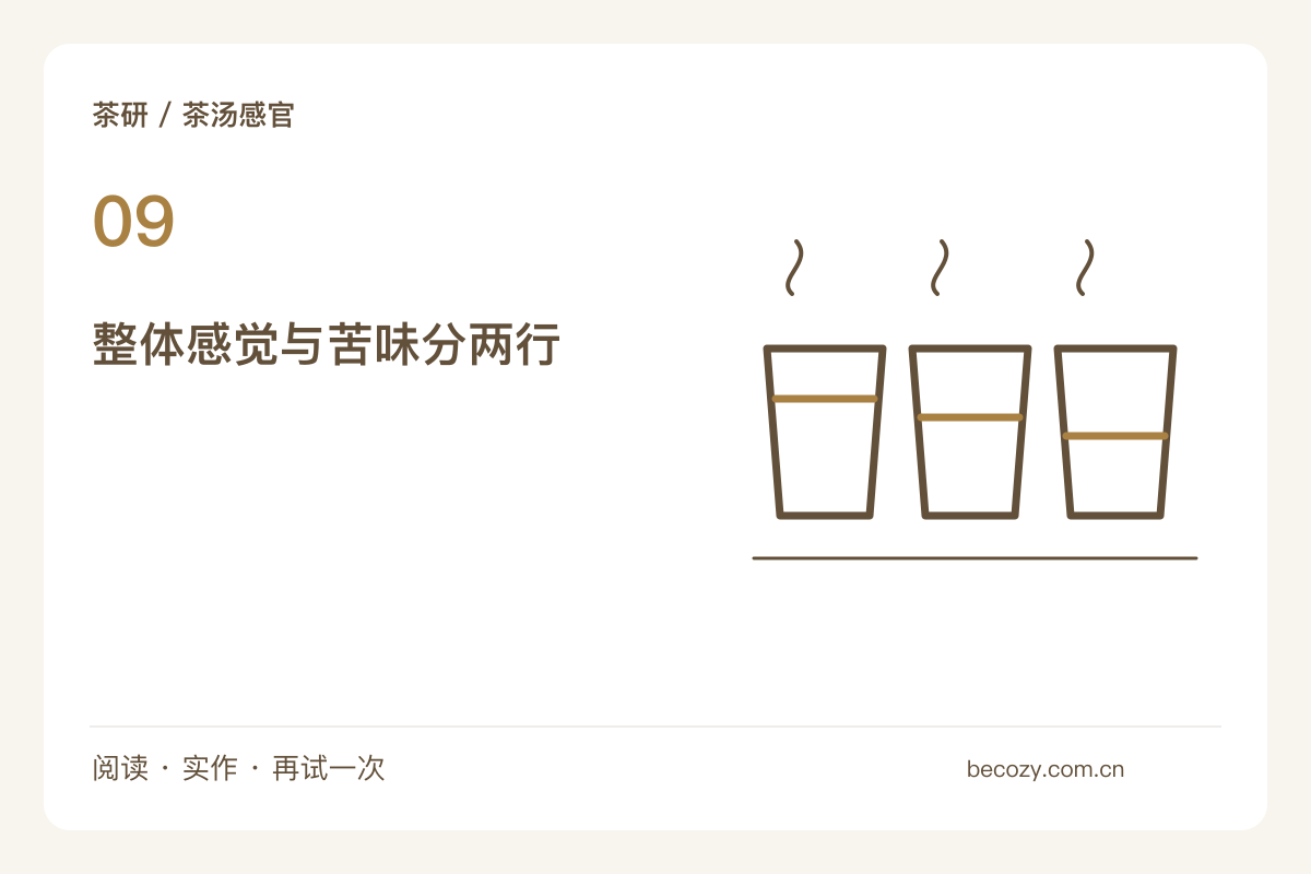 浓与苦不是同一个词，用两杯对照慢慢分开主题图解